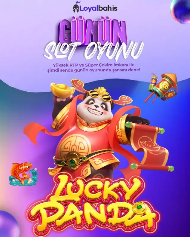 🎉 Günün Slot Oyunu 🎰 Lucky Panda 🎯 Yüksek RTP ve Süper Çekim imkanı ile şimdi sende günün…