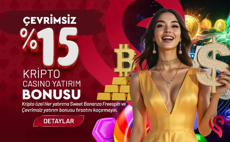 %15 Çevrimsiz Kripto Bonusu Görsel Metni: KRİPTO İLE YATIR %15 BONUSU KAP! 💎 Açıklama…