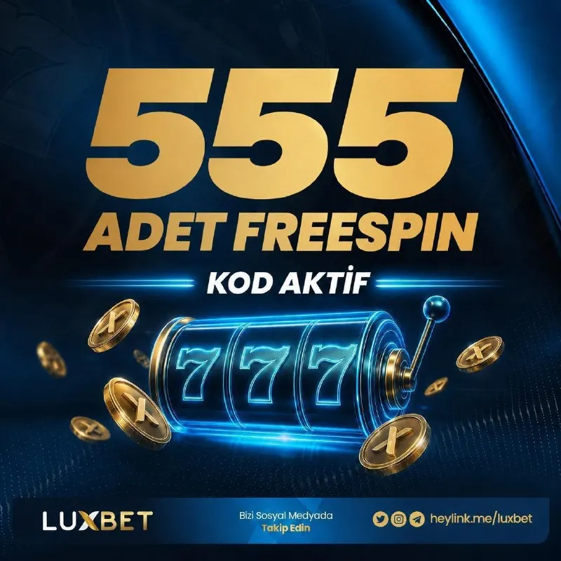 💵 555 FREESPIN KOD AKTİF ! KOD: Luxilehavale100TLv29 4️⃣ Oyun: Popok Gaming Luxbet…