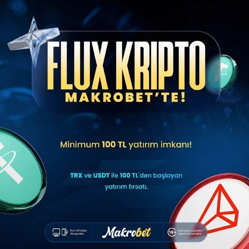 🤑 TRX & USDT YATIRIMI 🤑 🤑 FLUX KRİPTO GÜVENCESİYLE! 👛🔤🔤🔤🔤🔤 ⚫️Minimum 100 TL TRX veya USDT…