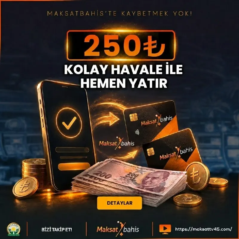 📢 DUYURU | MaksatBahis Kolay Havale ━━━━━━━━━━━━━━━━━━━━━━ 🏦 Kolay Havale yöntemi ile…