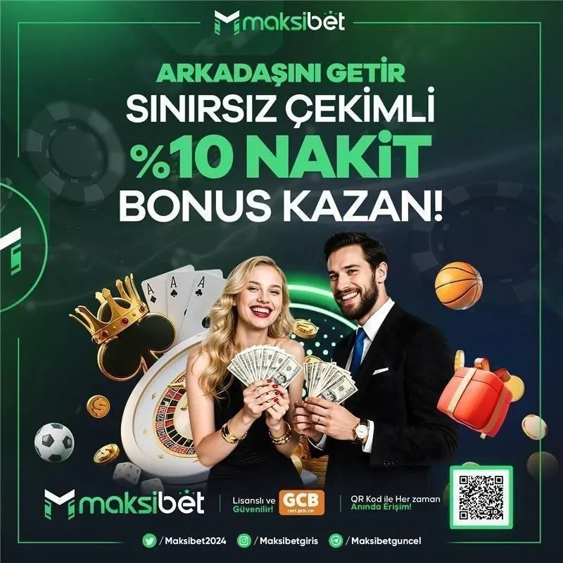 🟢🟢🟢🟢🟢🟢🟢 🟢🟢🟢🟢🟢🟢 🫂 Maksibet'e Arkadaşını Getir 💯1️⃣0️⃣ Bonusunu Kap! 🫂 🔥Ne kadar çok davet…