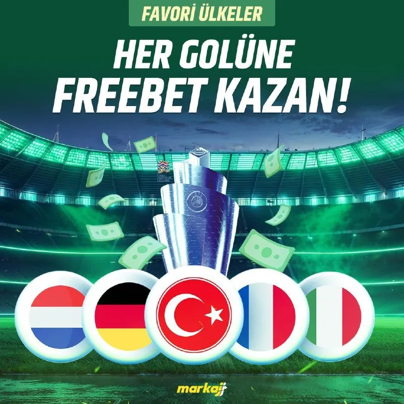 🏆 FAVORİ ÜLKENİ SEÇ, HER GOLÜNE FREEBET KAZAN! UEFA Uluslar Ligi başlıyor — 24 Eylül'den…