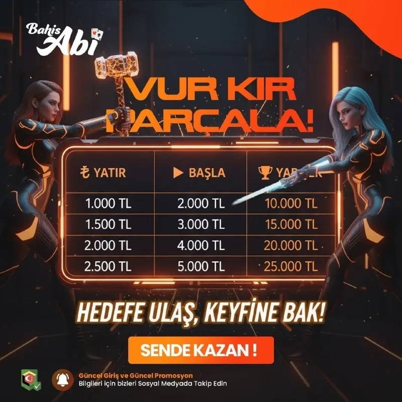 🔥 VUR KIR PARÇALA! YATIRIMINI YAP, HEDEFE ULAŞ 💥 SLOT alanında geçerli: PragmaticPlay…