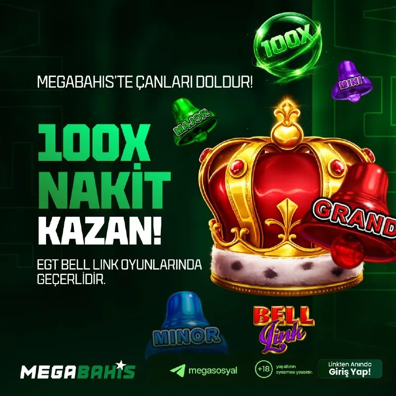 🔔 ÇANLAR SENİN İÇİN ÇALIYOR! 🥇 Egt Digital Bell Link oyunlarında Çanları Doldur, 100 Katı…