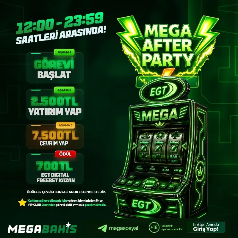 🎁 Mega Fırsatın Sona Ermesine Son 1 Saat! ⏰ 12.00 - 23.59 saatleri arasında: 🔡 VIP…