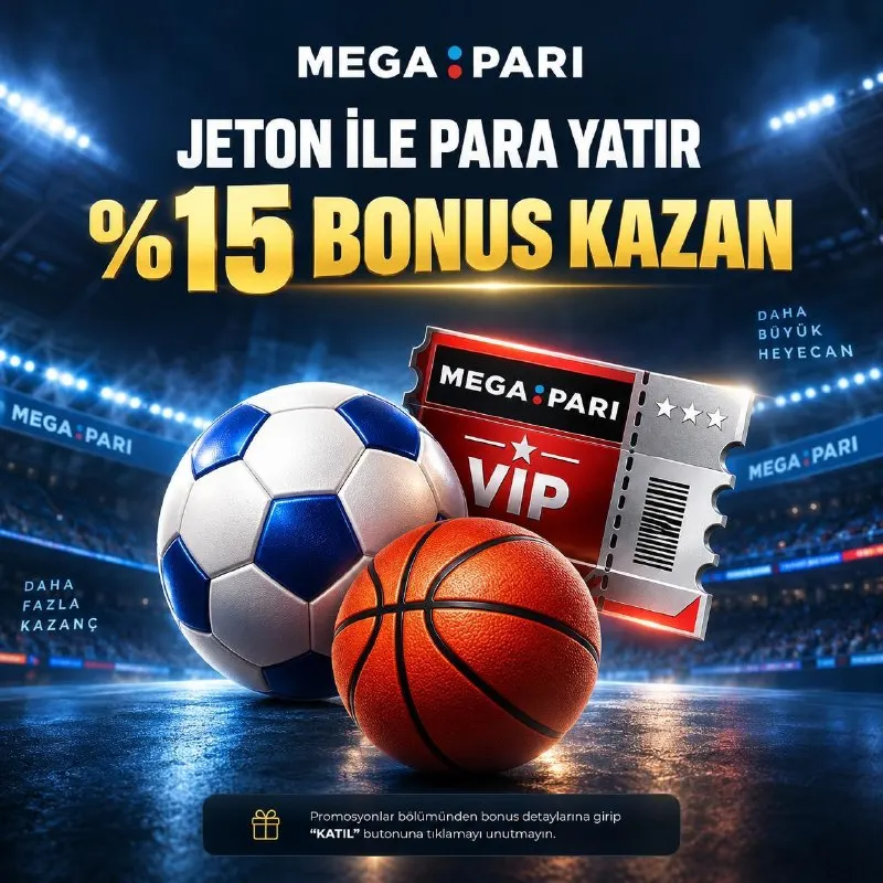 💳 JETON İLE PARA YATIR, %15 BONUS KAZAN! 🔥 Tercih ettiğin yatırım yöntemi artık ekstra…