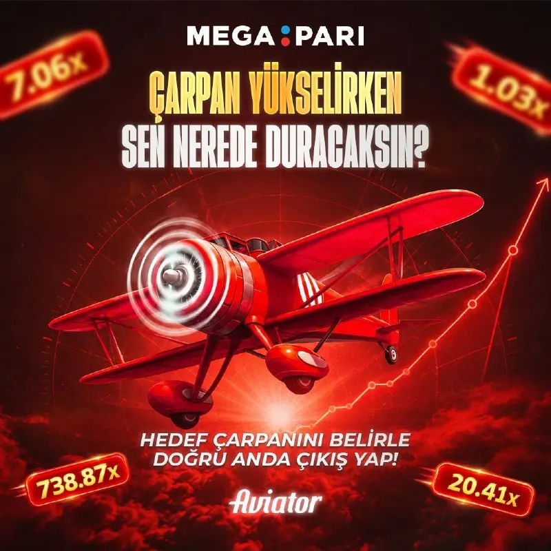 ✈️ ÇARPAN YÜKSELİRKEN SEN NEREDE DURACAKSIN? 🔥 Aviator’da her tur farklı, karar anı ise…