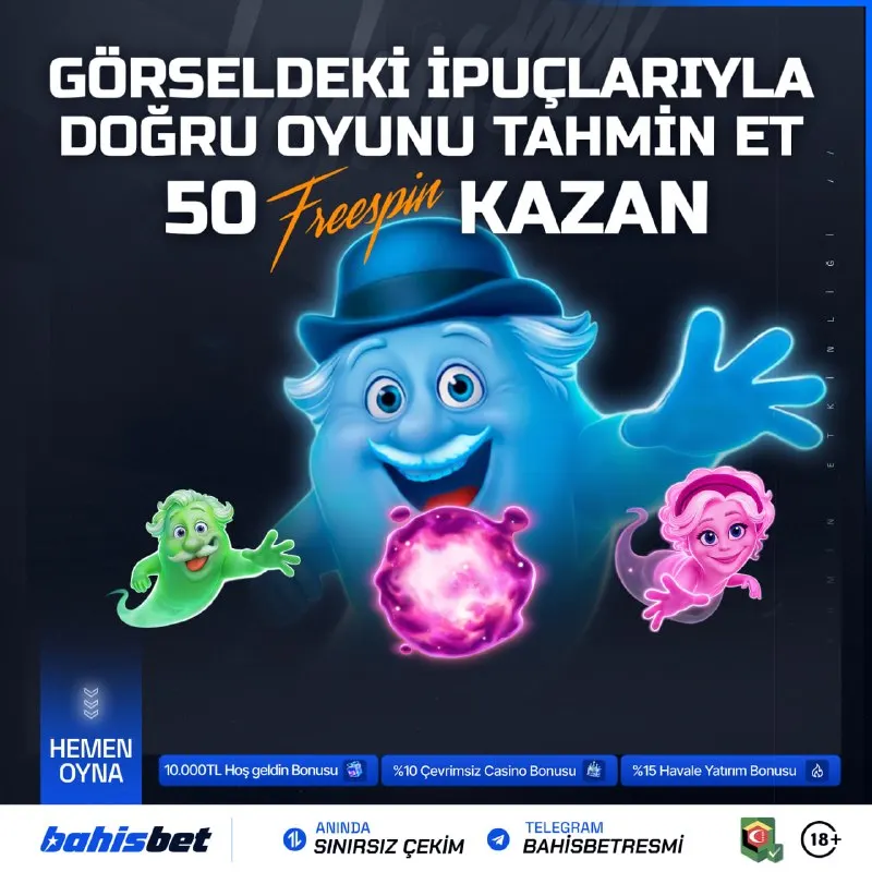 🔠🔠🔠🔠🔠🔠🔠🔠 🔠🅰🔠🔠🔠🔠 ⚡OYUN TAHMİN ETKİNLİĞİ!⚡ ⭐️Bahisbet'te Eğlence Zamanı! 📌Görseldeki Oyunu…