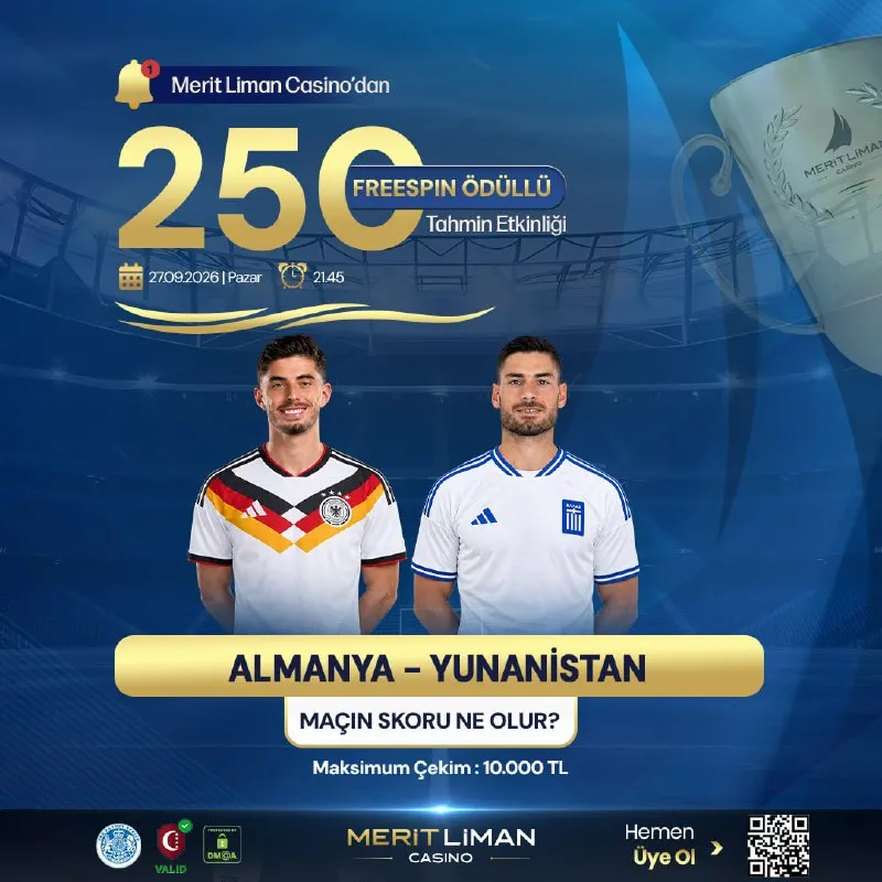 ⚽️ Almanya vs Yunanistan Maçı Skor Tahmin Etkinliği Devam Ediyor! 🔔 Tahminini yap, 250 FS…