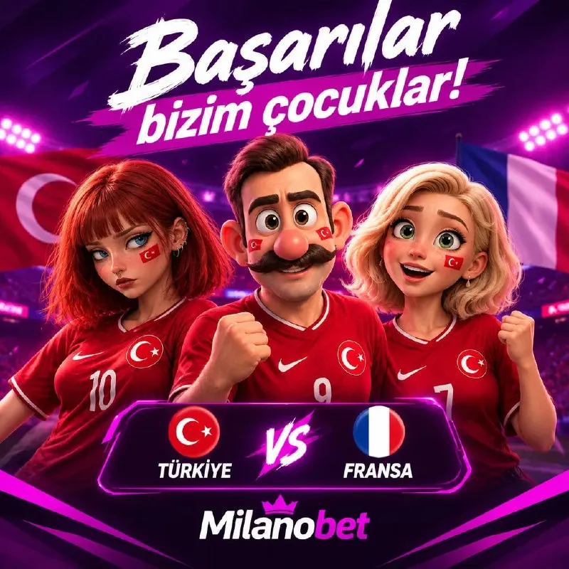 🤩🤩 HAYDİ BİZİM ÇOCUKLAR! 🤩🤩 🇹🇷 Türkiye – Fransa 🇫🇷 karşılaşmasında sahaya çıkacak Milli…