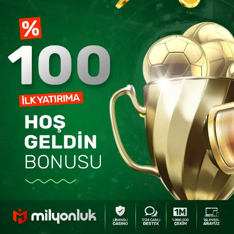 🔥 %100 KOLAY ÇEVRİMLİ HOŞ GELDİN BONUSU! 🔥 💸 İlk yatırımına anında 2 kat bakiye! 🎯 Canlı…