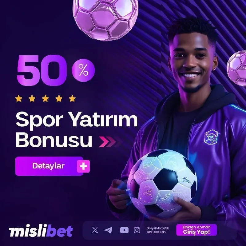 ⚽️🏀 Spor Severelere Özel; ➡️ 🔣5️⃣0️⃣ Spor Yatırım Bonus 🔼 Artırılmış Oranlar ✅ Binlerce…