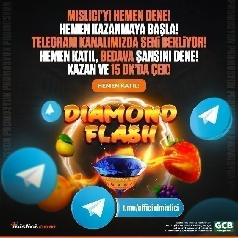 💎 Diamond Flash oyununda geçerli 🎁 100 Freespin (1 TL/spin) 💵 Yatırım şartı yok 🏆 Max…