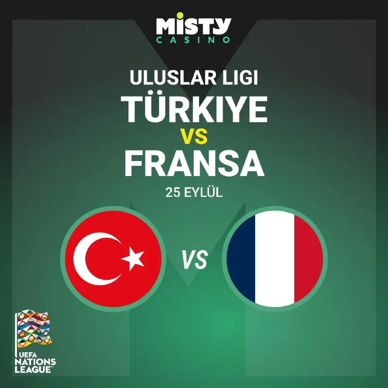 ⚡️ ULUSLAR LİGİ BAŞLADI Türkiye, Fransa karşısında ateşin içine atılıyor. Isınma yok…