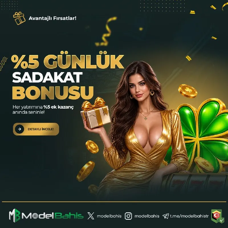 🎁 GÜNLÜK SADAKAT BONUSU FIRSATI! ⚡️ Her yatırımına %5 ek kazanç anında hesabında! 🔥…