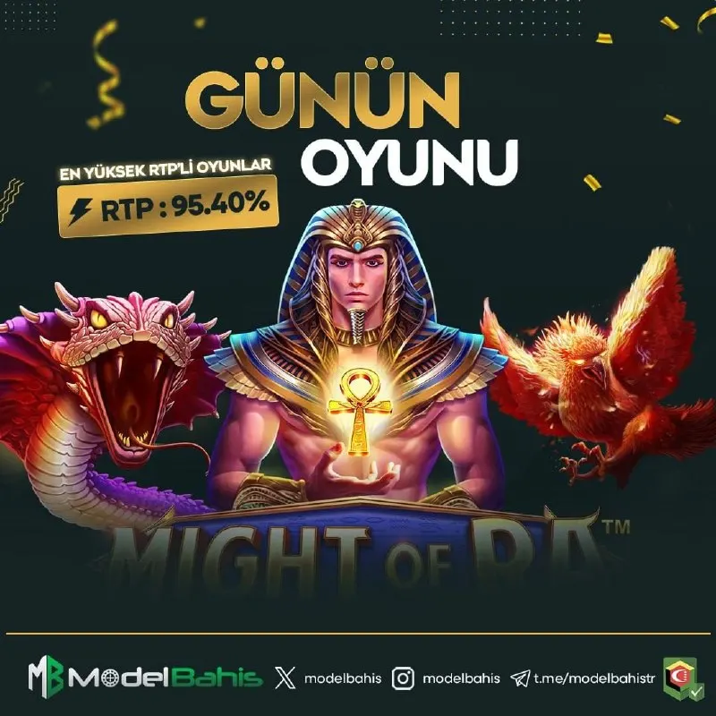 🎰 GÜNÜN OYUNU: Might of Ra ⚡️🔥 💥 RTP: %95.40 🎁 Antik Mısır’ın gizemli dünyasında kazanç…