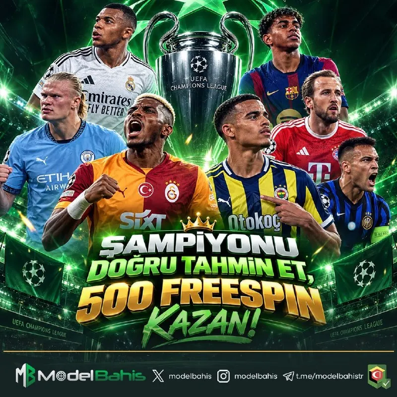 🏆 ŞAMPİYONU DOĞRU TAHMİN ET! 🏆 ⚽️ Devler sahnede, tahminini yap ve heyecana ortak ol! 🔥…