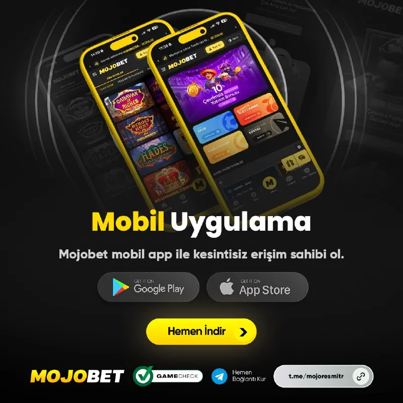 📱MOJOBET ARTIK MOBİL UYGULAMA İLE CEBİNDE! ⭐ Mobil uygulamamızı indir, hızlı ve…