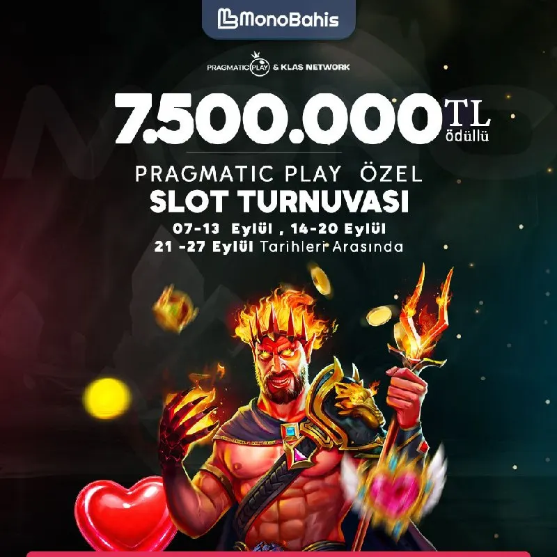 🎰 HER ETAPTA 2.500.000 TL, TOPLAMDA 7.500.000 TL! ⚡️ Pragmatic Play slotlarında…