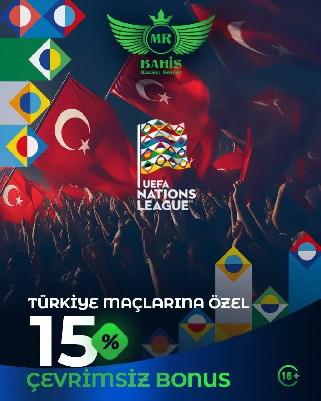 🔥 MRBAHİS'TEN MİLLİ TAKIMA ÖZEL %15 ÇEVRİMSİZ BONUS! 🔥 ⚡️️️️ Bizim Çocuklar sahaya…