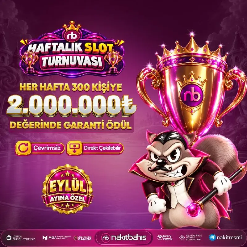🍀 Eylül Ayına Özel Haftalık Slot Turnuvası 🎰 🥇 Ödül Havuzu : 2.000.000₺ 💬 Her hafta…