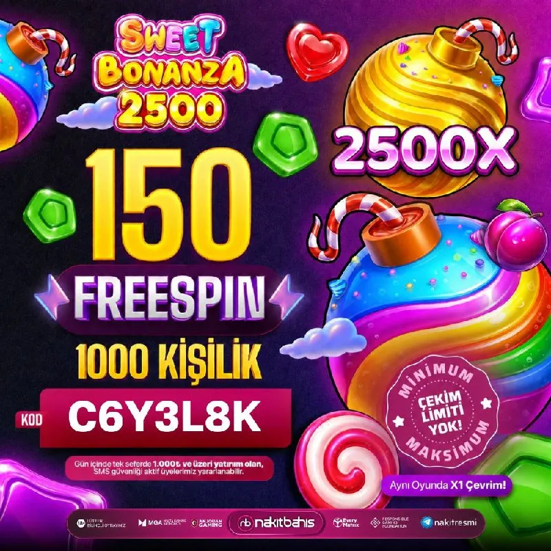 🍀Nakitbahis ile Freespin Keyfi🍀 ⚠️Kullanım Şartları; 🔥Gün içerisinde tek seferde 1000₺ ve…
