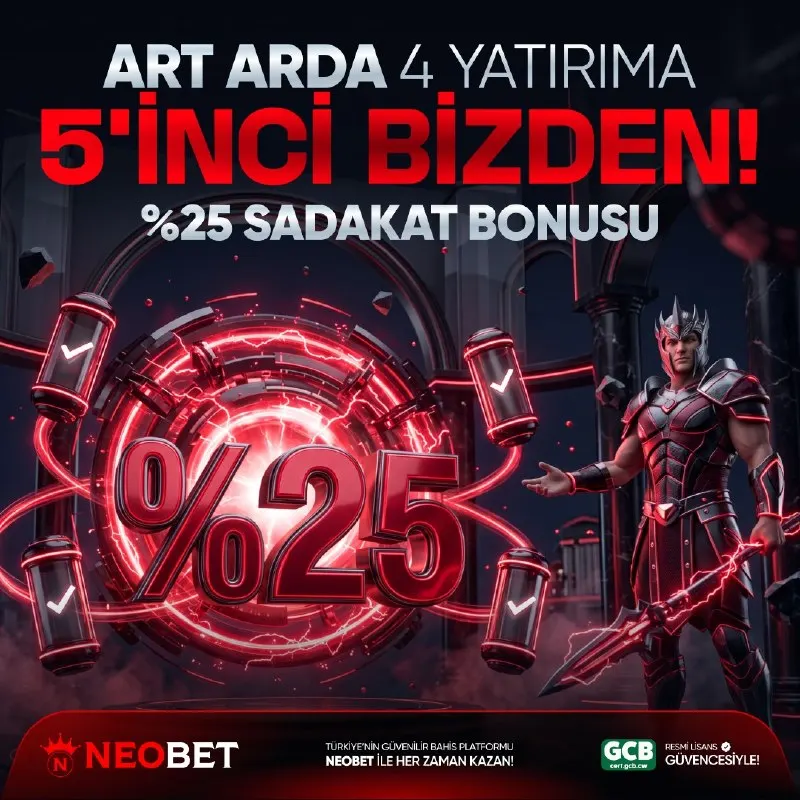 ❤️🔥 %25 SADAKAT BONUSU 🔥❤️ 🎁 Ard arda 4 yatırım yap, 5. yatırım bizden! 💰🚀 🏆 Sadakatini…