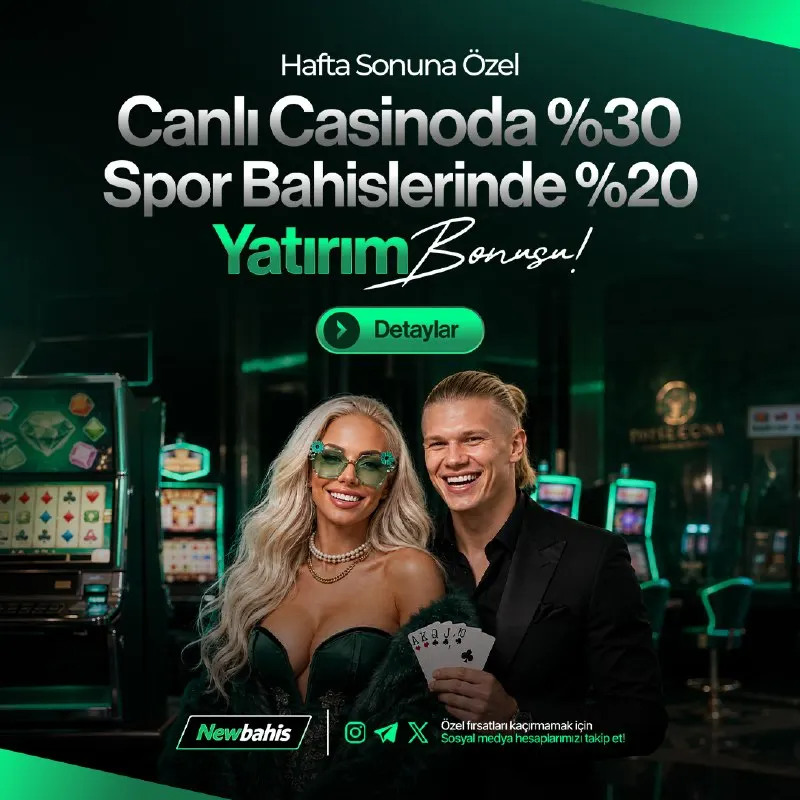 🔥 HAFTA SONUNU BONUSLU YAŞA! 🔥 🎭 Canlı Casino: %30 BONUS 🏆 Spor Bahisleri: %20 BONUS 🎯…