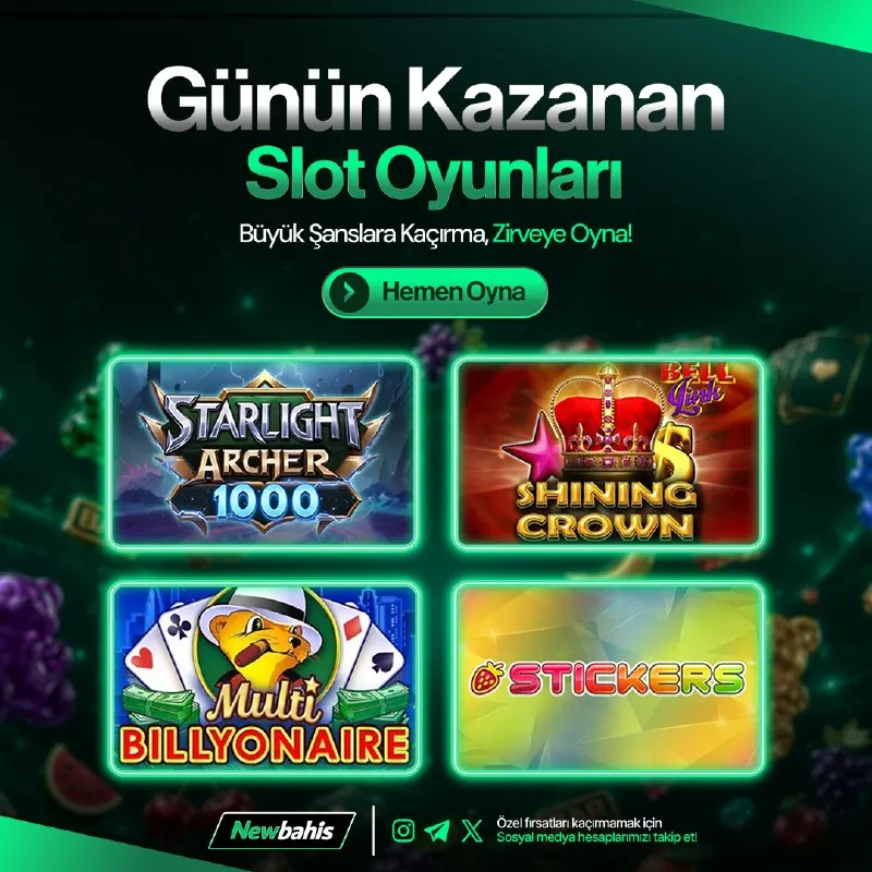 🎰 Newbahis’te Oyun Zamanı! ✨ Starlight Ancher 1000 👑 Shining Crown Bell Link 💰…