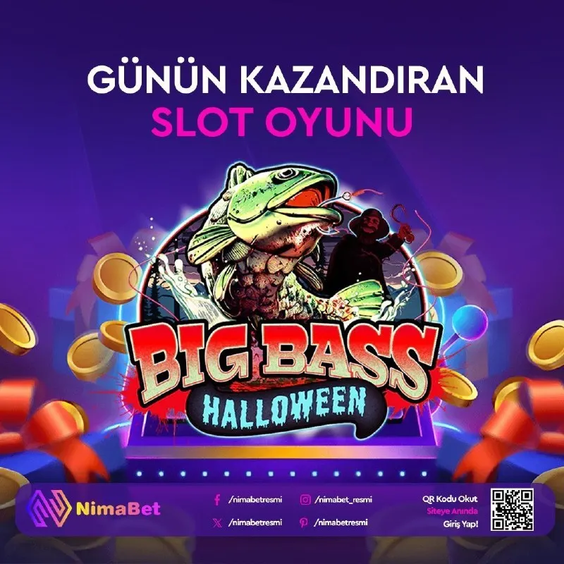 ‼️ NİMABET'TE GÜNÜN OYUNLARI KAZANDIRIYOR! ⚡️ GÜNÜN PRAGMATİK OYUNU: BİG BASS HALLOWEEN…
