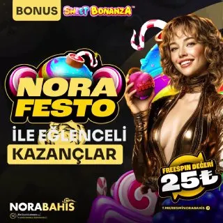 🎉 NORAFESTO 🍭🍭🍭🍭🍭 ŞÖLENİ! 🎉 🍭 Norafesto İle Şimdi Hamleni Yap, 25₺ Değerinde freespinleri…