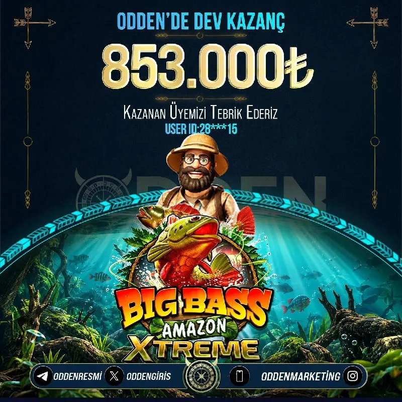 💎 ODDEN’DA EFSANEVİ KAZANÇ! 💥 Big Bass Amazon Xtreme oyununda tam 🌟🌟🌟✨🌟🌟🌟TL kazanca…