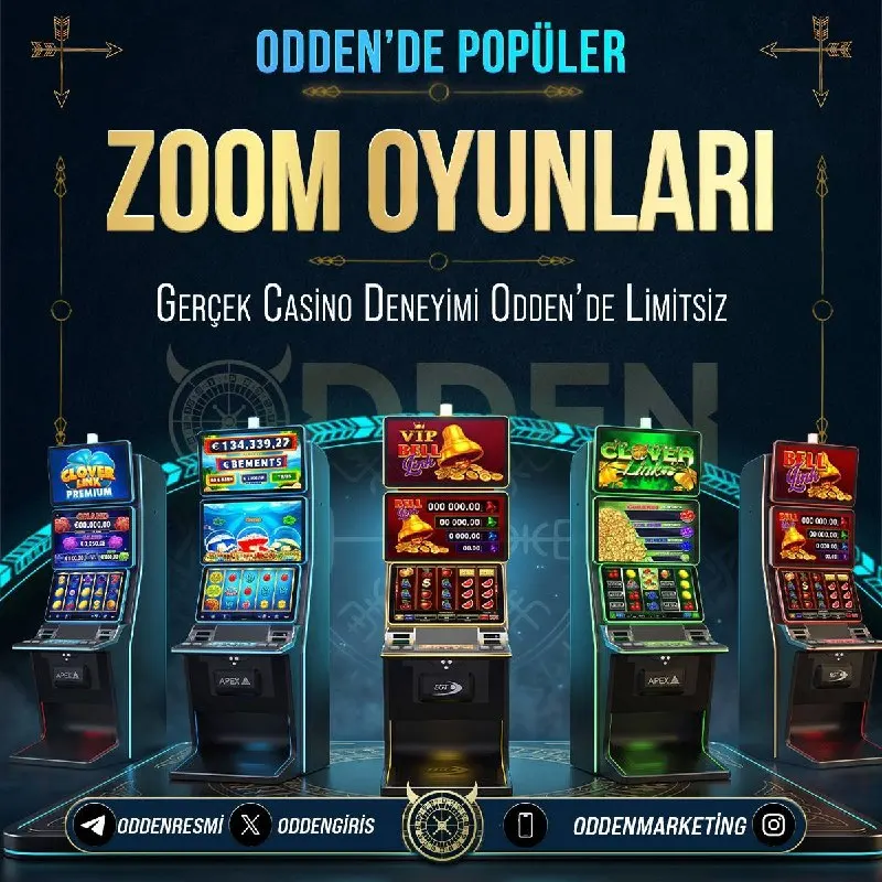 🎰GERÇEK CASİNO KEYFİ SADECE ODDEN'DE! ✅ Şimdi yatır sende Zoom ile online gerçek Slot…