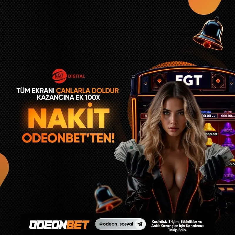 🔔 Çanlar çalıyor, kazanç zamanı! 💸 EGT Digital oyunlarında tüm ekranı çanlarla doldur…