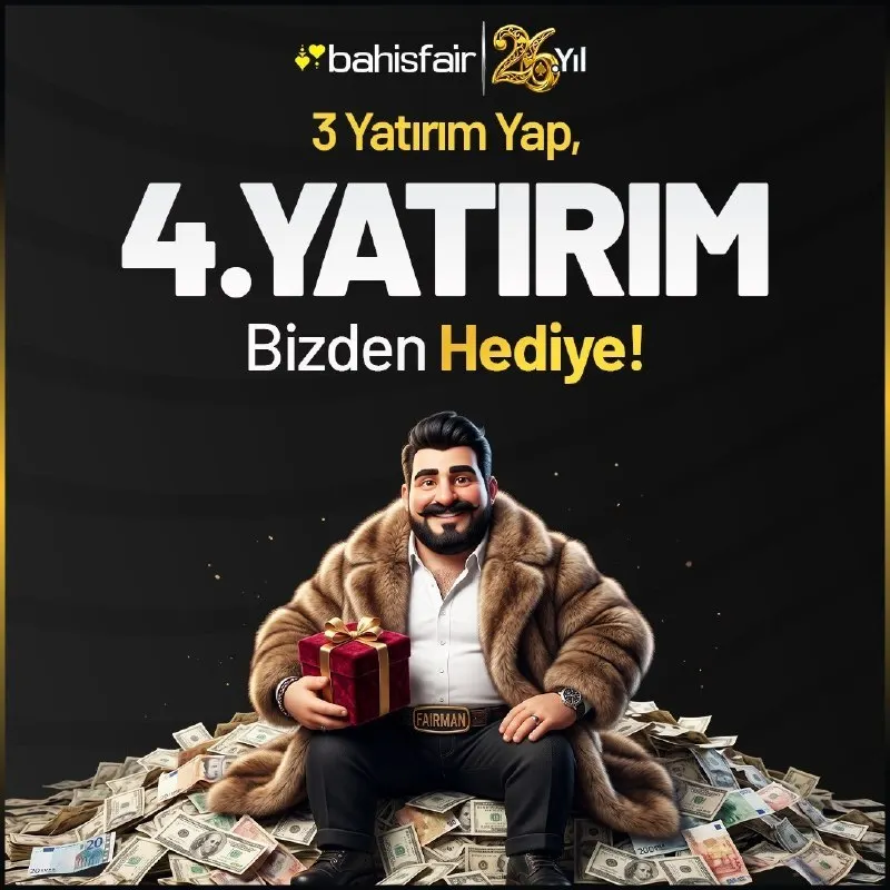 🐝 4. YATIRIMIN BİZDEN! ⚡️ KAZANANA KADAR BONUS SADECE FAIR’DE!
