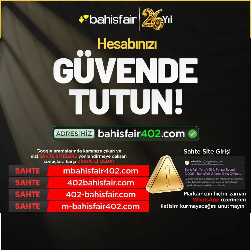 ⚡️ YENİLENEN ADRESİMİZDE KAZANDIRMAYA DEVAM EDİYORUZ!