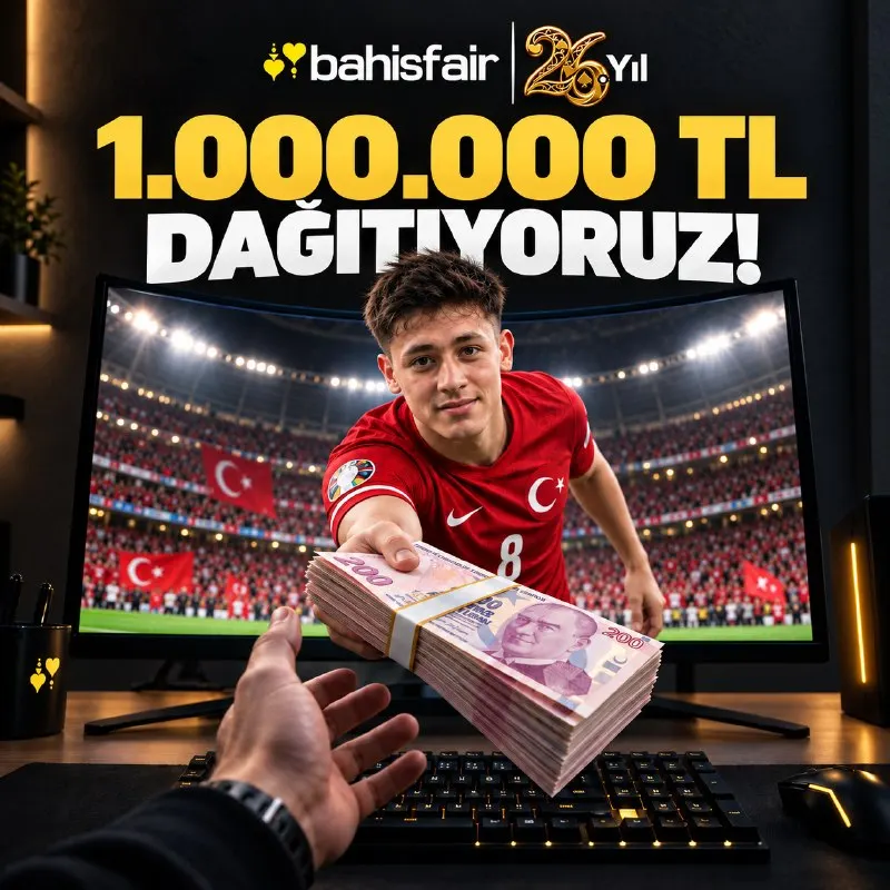 1.000.000 TL ÖDÜL HAVUZU! ➡️ ETKİNLİK AKTİF! ⚡️ BahisFair ile Milli Takımımızla Birlikte…