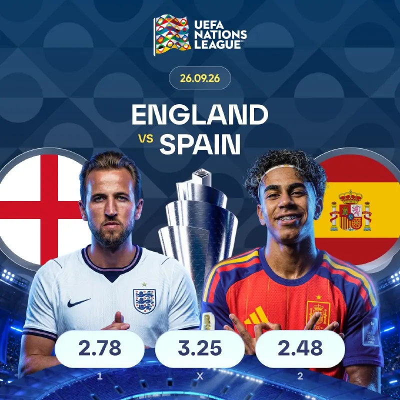 ⚽️ WEMBLEY'DE BÜYÜK DÜELLO! Uluslar Ligi yeni sezona dev bir maçla başlıyor! 📣 🏴󠁧󠁢󠁥󠁮󠁧󠁿…