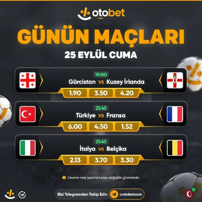💛💛💛💛💛💛💛💛💛💛 ⚽ Otobet'te Futbol Heyecanı Hız Kesmeden Devam Ediyor! 💰 Sıcak Kombinasyonlar…