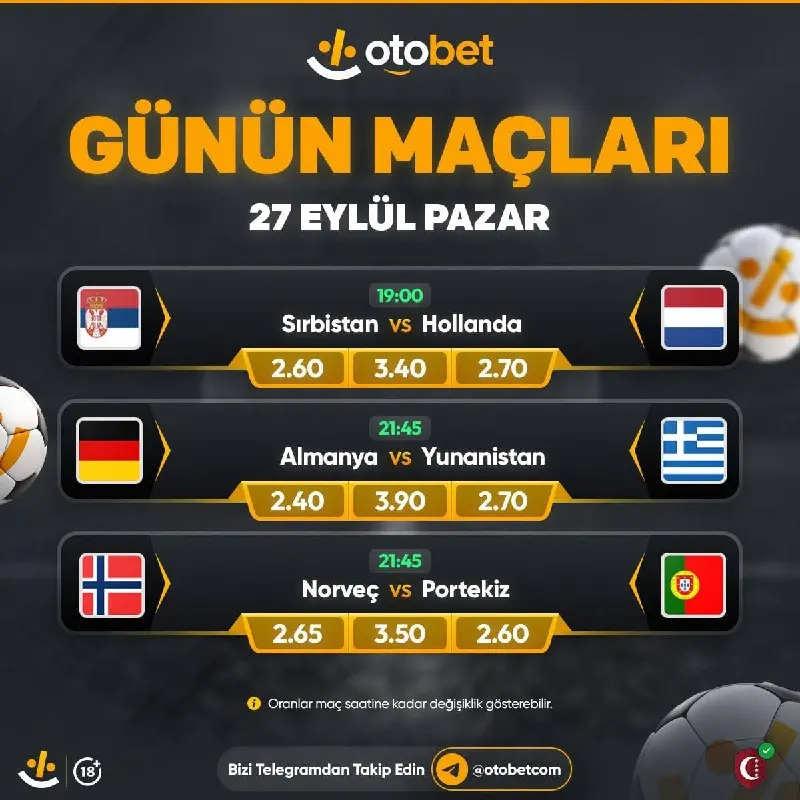 💛💛💛💛💛💛💛💛💛💛 ⚽ Otobet'te Futbol Heyecanı Hız Kesmeden Devam Ediyor! 💰 Sıcak Kombinasyonlar…