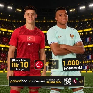 🏆 Türkiye - Fransa Karşılaşmasında Doğru Skoru Bilen İlk 10 Kişiye 1.000₺ Freebet! ⭐ 🇹🇷…
