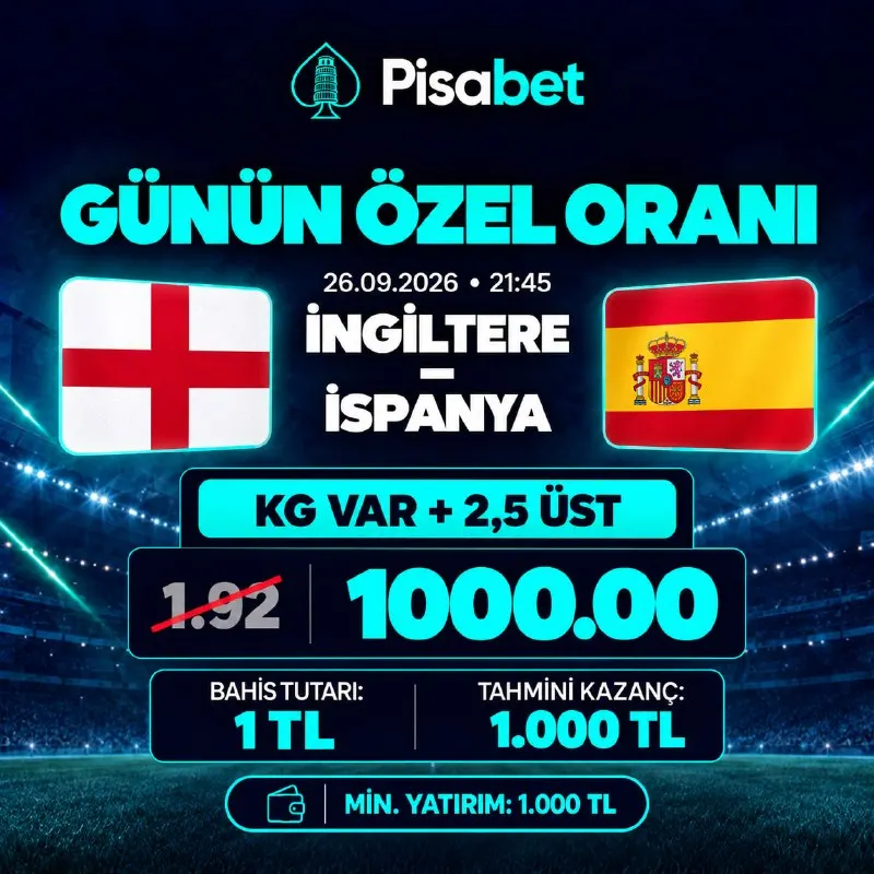 Pisabet Telegram paylaşımı