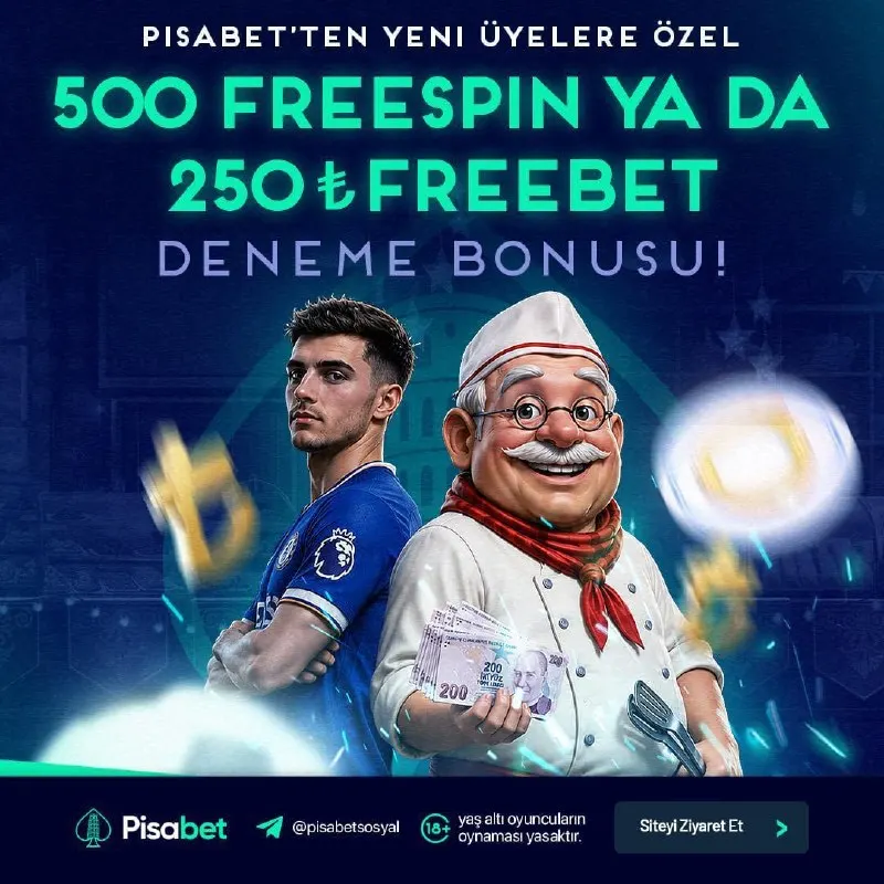 🤍 💙🩵🩵💙💙💙💙 🤍 🤍Yeni Üyelere Büyük Fırsat Pisabet'te!🤍 🩶💙🩵🩵 🩵💙💙💙🩵💙🩵💙 🩶🩵💙🩵 🩵💙💙💙💙💙💙 🩶Üyeliğini…