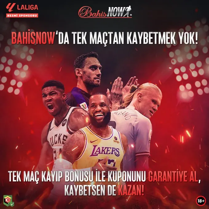 😃 BahisNow'da kaybetmek yok! 👛 Kombine kuponun tek maçtan kaybetse bile bahsinin tamamı…