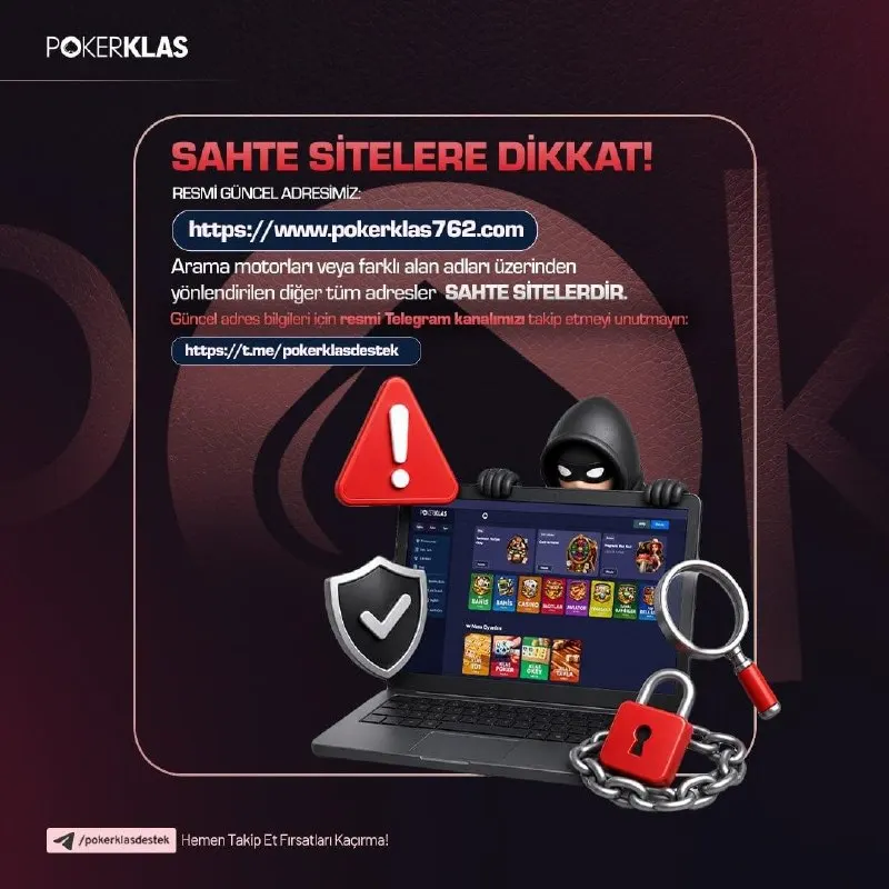 ⚠️ Dikkat! Adresimiz Güncellendi! ⚠️ ♾ https://www.pokerklas762.com ⏩ #PokerKlas yeni…