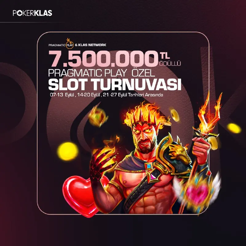 🔥 7.500.000 TL İÇİN ÇEVİR, SIRALAMAYI FETHET! 🎰 Pragmatic Play slotlarında üç farklı…