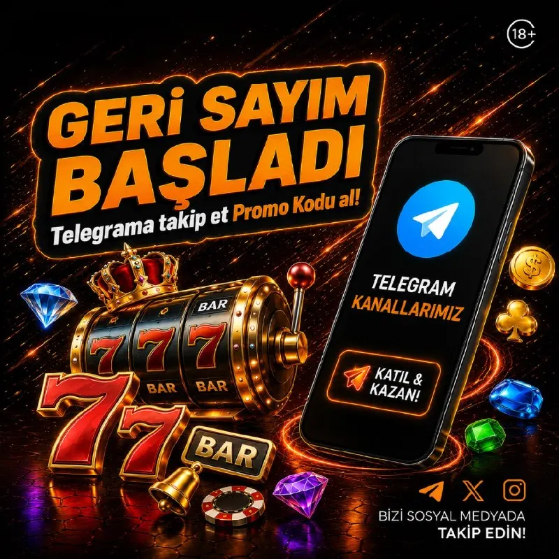 🔥 GERİ SAYIM BAŞLADI! ⏰ SAAT 13:00'TE PROMO KODU GELİYOR! 🎁 İlk 500 üye promo kodunu…
