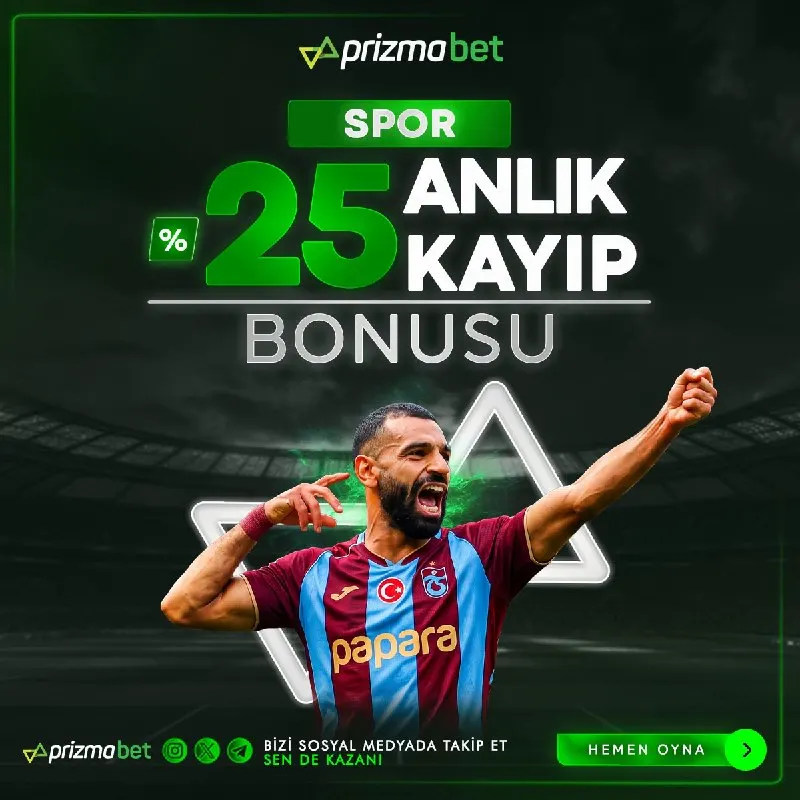 6️⃣7️⃣8️⃣9️⃣🔟 'te Anlık Kazanç Zamanı 🔣2️⃣5️⃣ Anlık #Spor Kayıp Bonusu 1️⃣1️⃣ Yıllık…