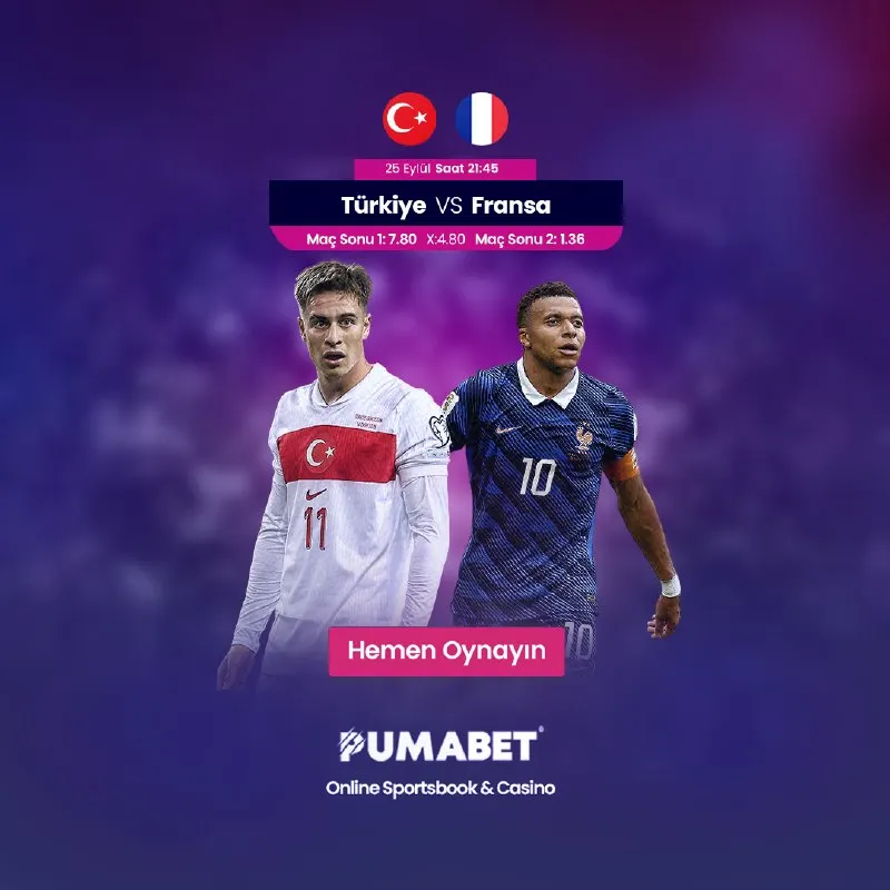 🏟 21:45’te dev randevu 🏆 Uluslar Ligi 🇹🇷 Türkiye 🆚 🇫🇷 Fransa Disiplin, tempo, doğru an……
